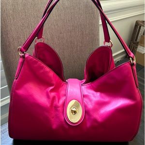 Coach satchel pink